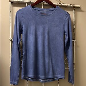 Blue Long Sleeve Top